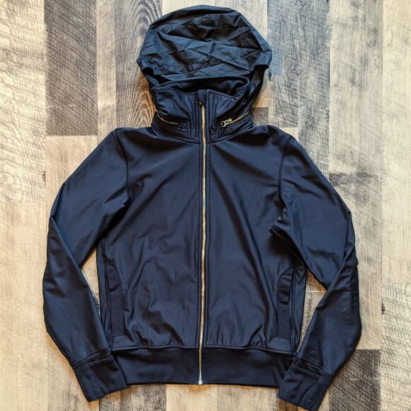 Lululemon Future Varsity Softshell Jacket w/ Stowable Hood Black - Picture 4 of 9